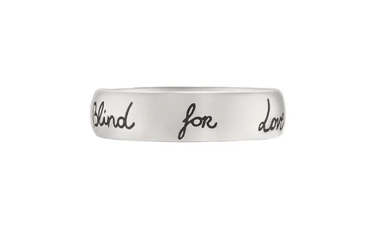 Gucci Blind For Love Silver Ring
