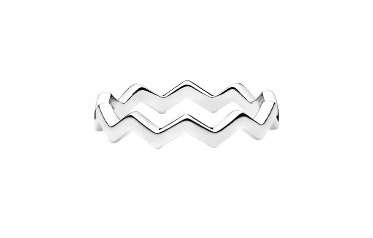 Pandora Classic Zigzag 925 Silver Ring