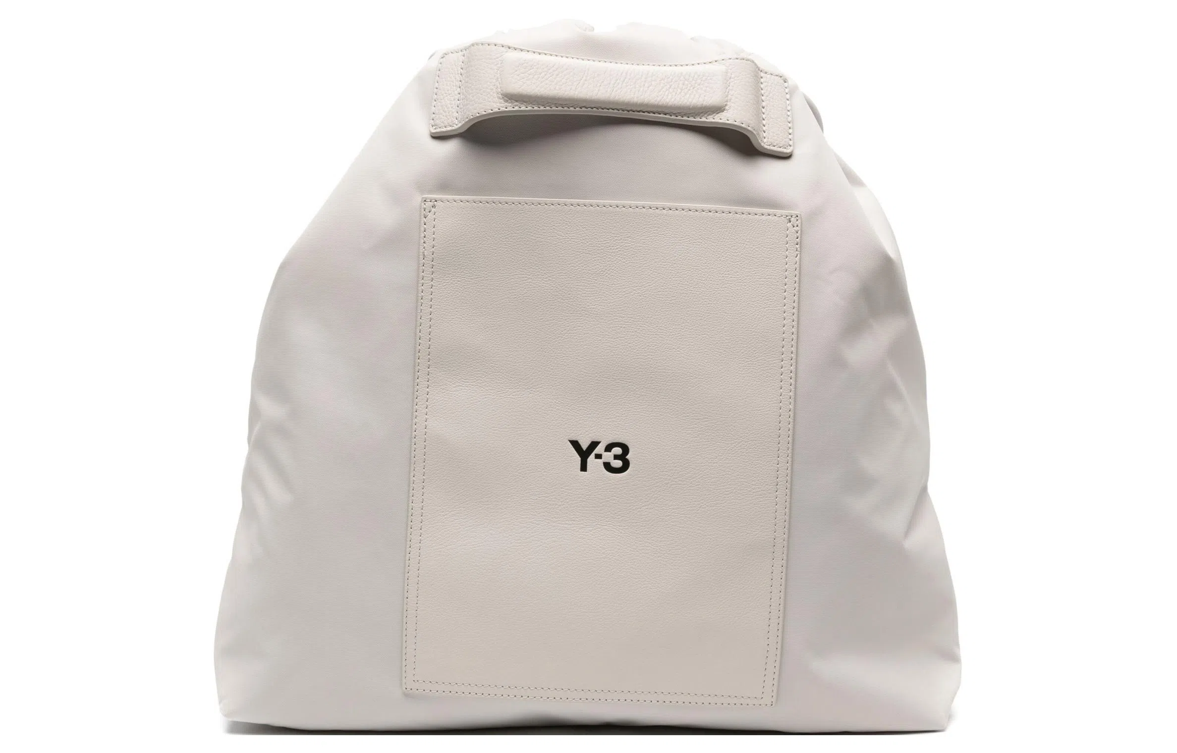 Y-3 Logo Drawstring Backpack Off White