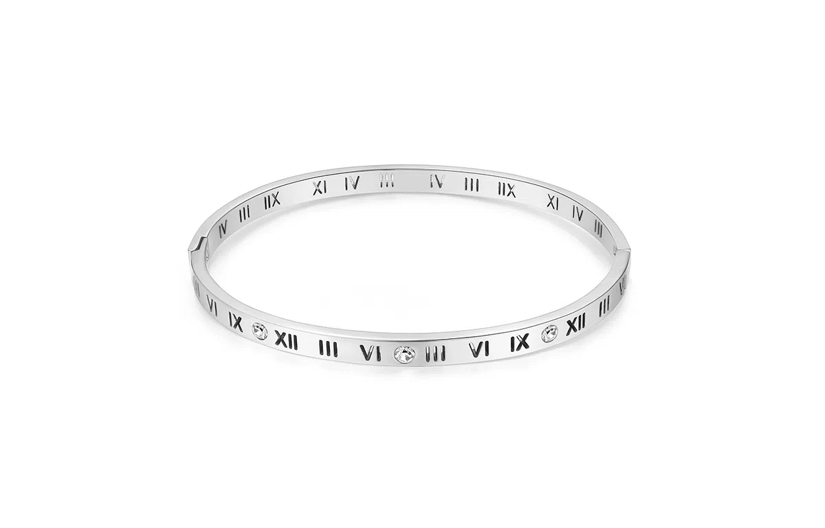 饰伴 小蛮腰罗马数字  罗马假日系列 轻奢小众精致高级感 手镯 女款