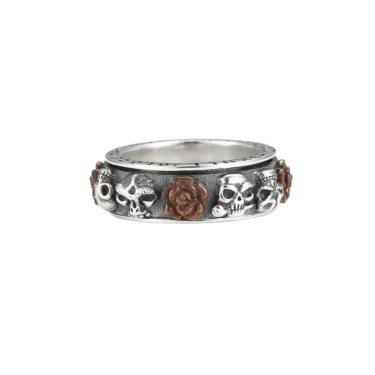Ruibeila 925 Silver Skull Ring