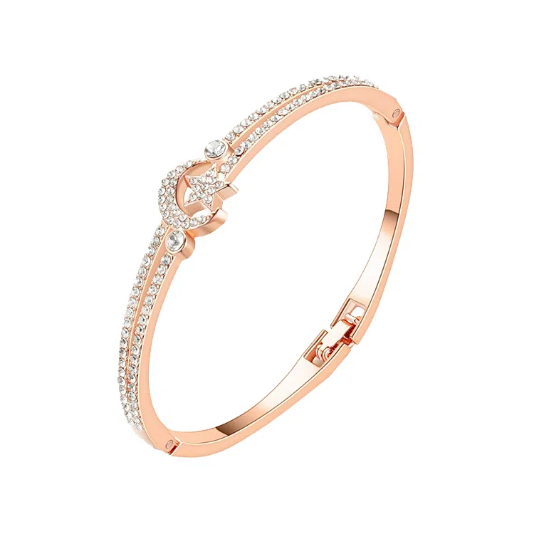 华髻 新中式国潮星月 轻奢 气质 欧美高级感 手镯 女款