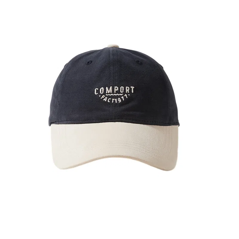 杨同学 撞色款 软顶 女生卡其色 拼色 遮阳帽子 夏季款 棉 鸭舌帽 男女同款情侣款