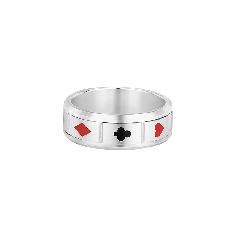 IDEAGEMER Rotating Poker Ring