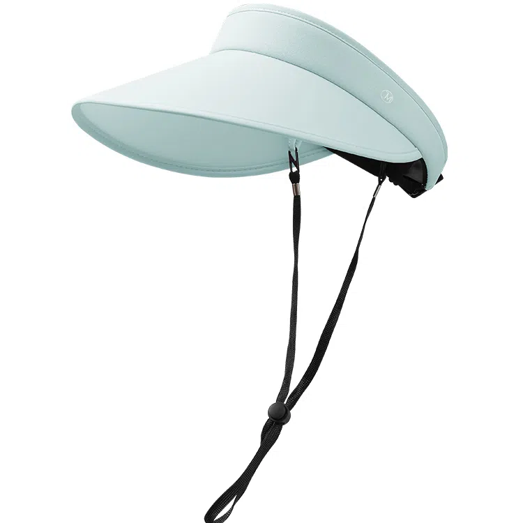 玖慕 全脸防紫外线骑车遮阳面罩运动大檐太阳帽子 锦纶 防晒帽 女款