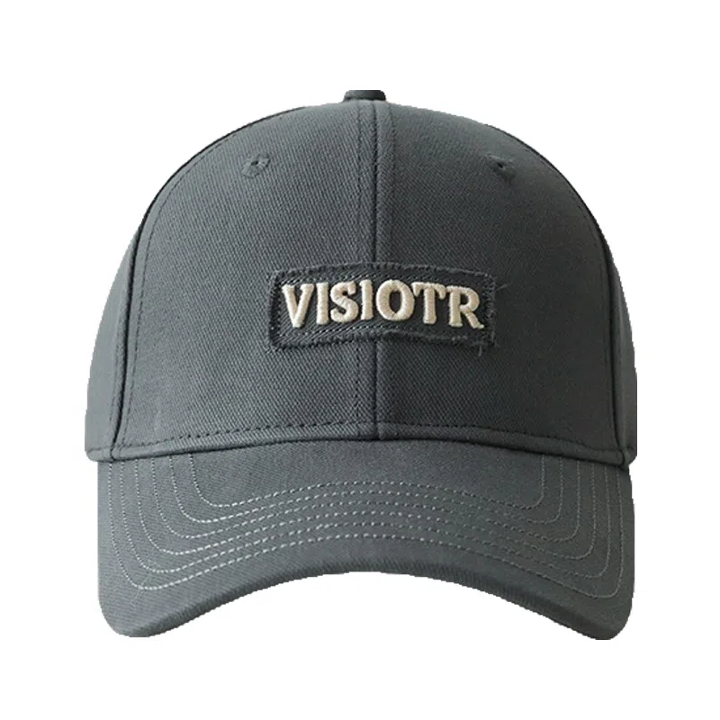 佩洛依 刺绣字母 韩版户外遮阳显脸小硬顶 棉 鸭舌帽 男女同款情侣款