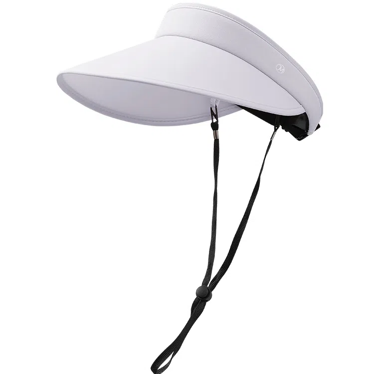 玖慕 全脸防紫外线骑车遮阳面罩运动大檐太阳帽子 锦纶 防晒帽 女款