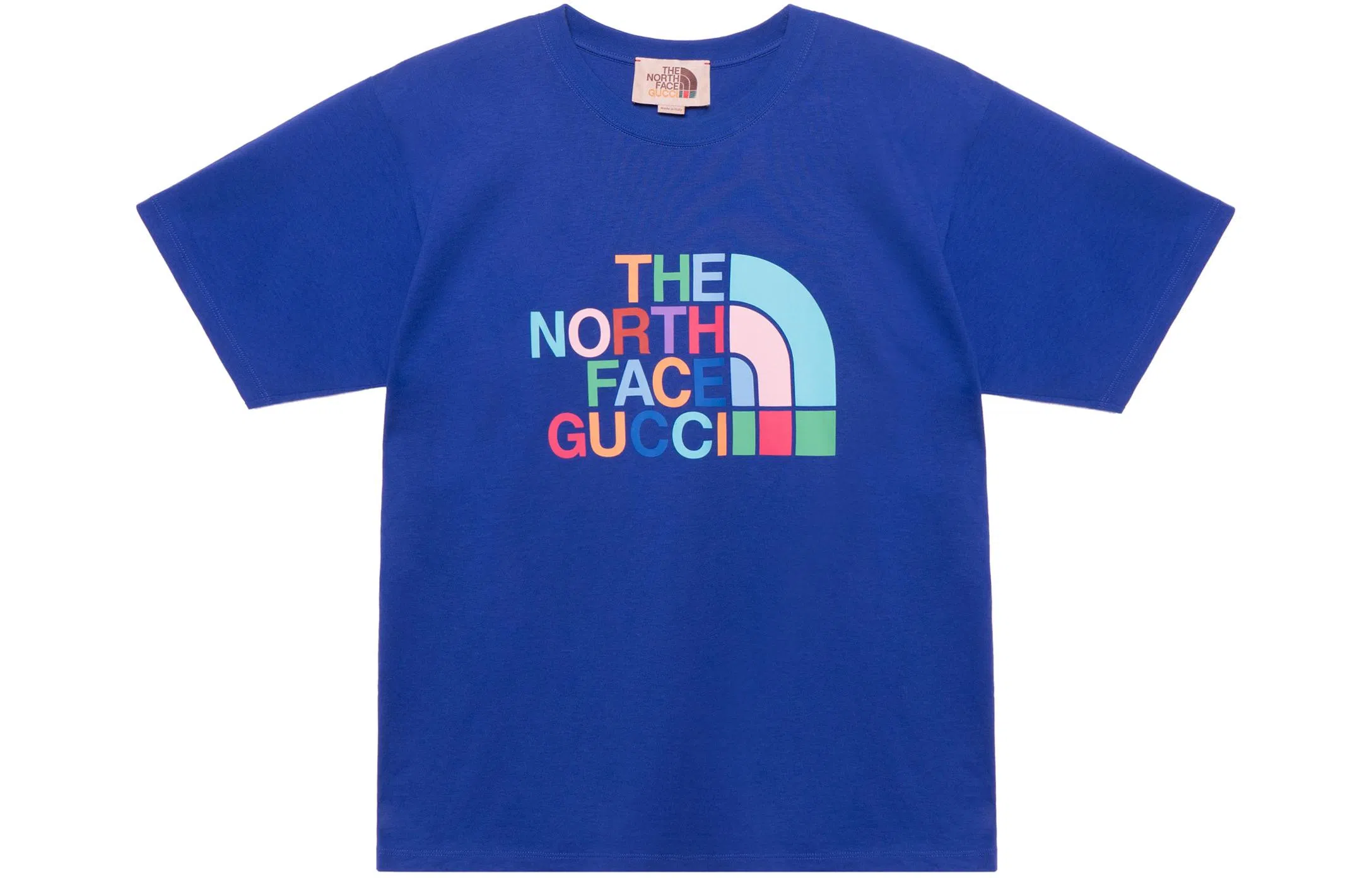 Gucci x The North Face FW22 Logo T-Shirt Blue