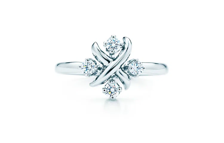 Tiffany & Co. Diamond Ring Silver