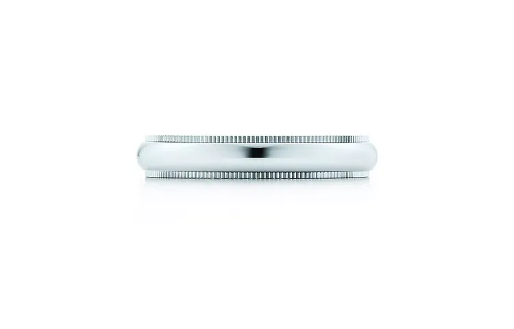 Tiffany & Co. Bead Edge Ring Silver