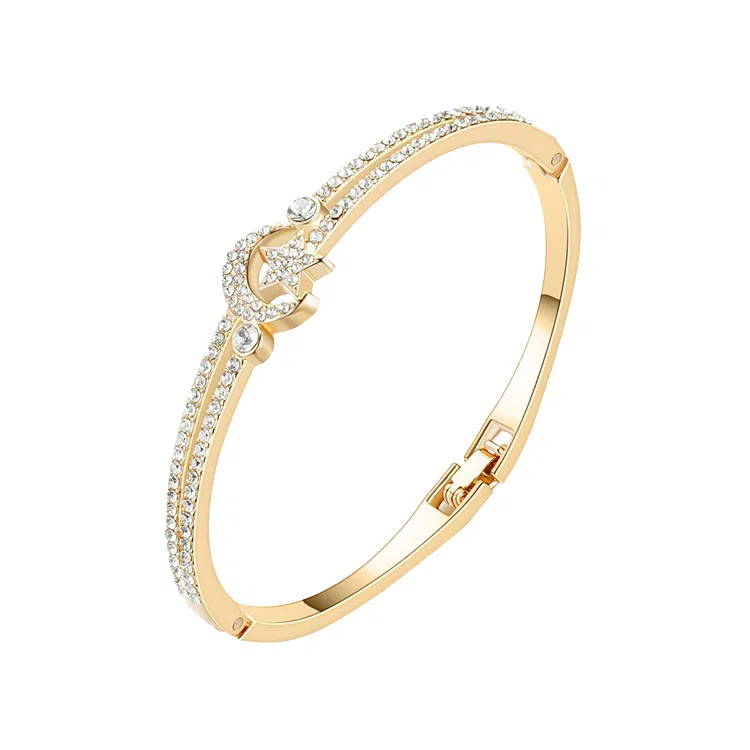 华髻 新中式国潮星月 轻奢 气质 欧美高级感 手镯 女款