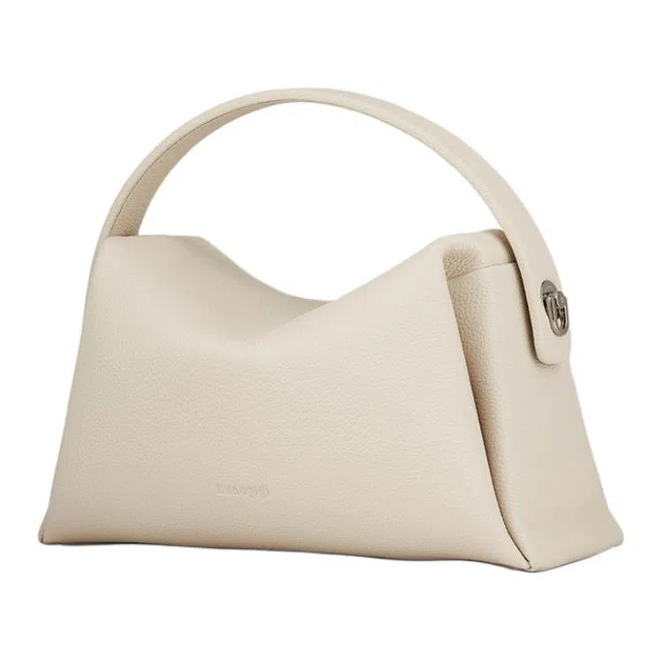 古良吉吉 烟盒枕头包 牛皮拼合成革 单肩斜挎包 女款