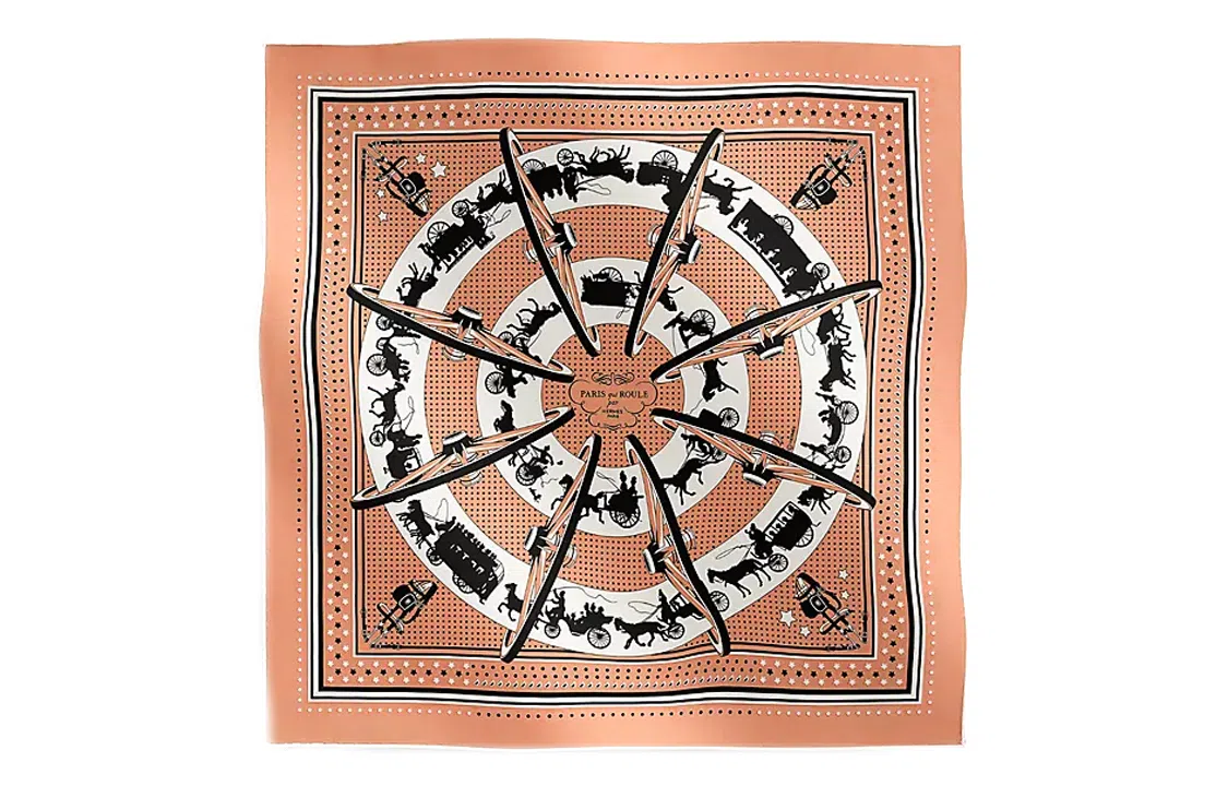 Hermes Scarf Brown