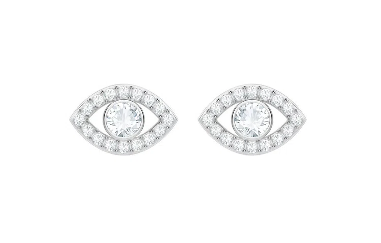 Swarovski Luckily Silver Earrings