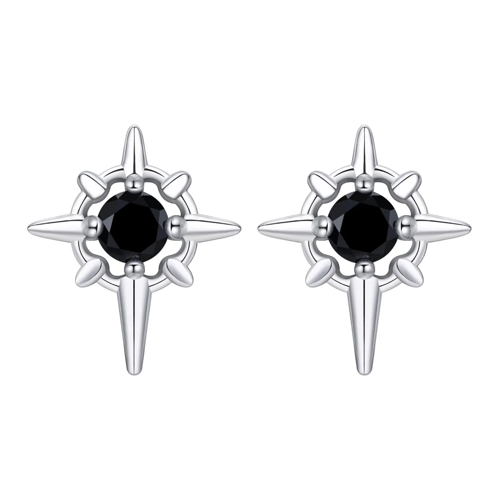 Lianduo Starburst 925 Silver Earrings
