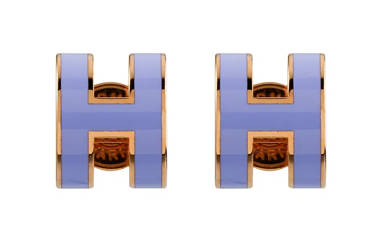 Hermes H Earrings