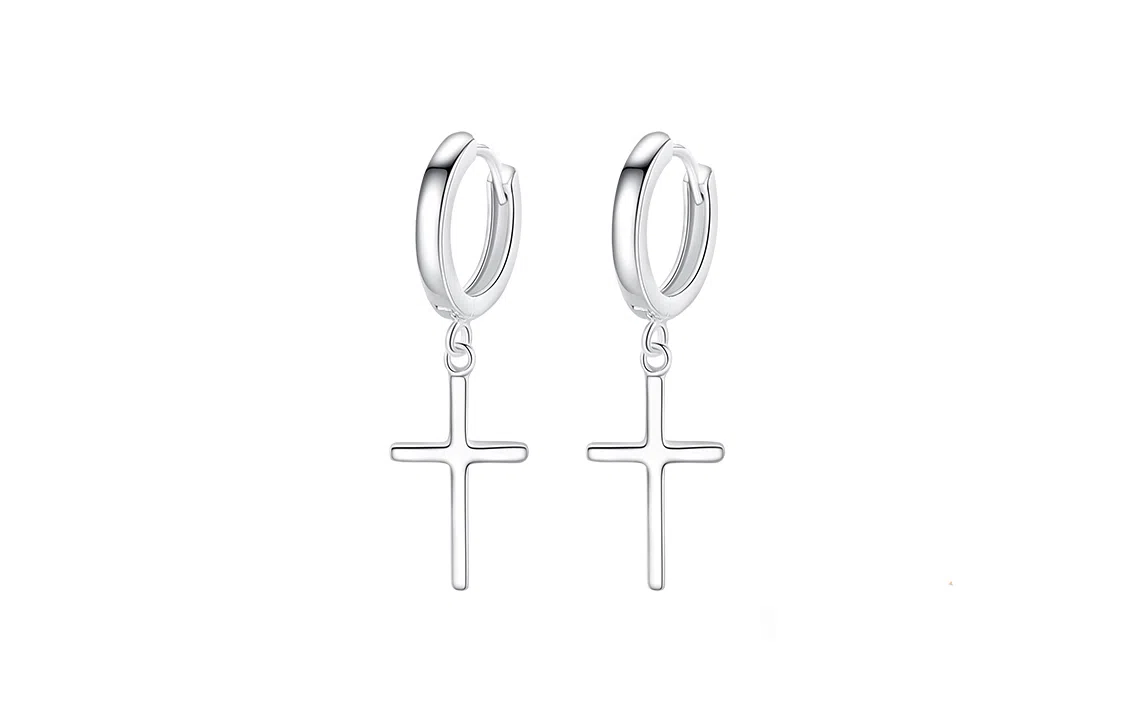 MOVER Cross Earrings S925