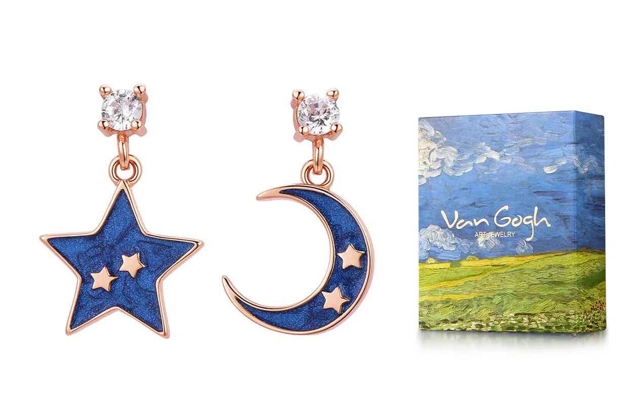 Van Gogh Starry Night Earrings