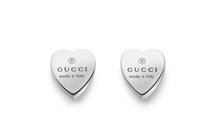 Gucci Heart Stud Earrings