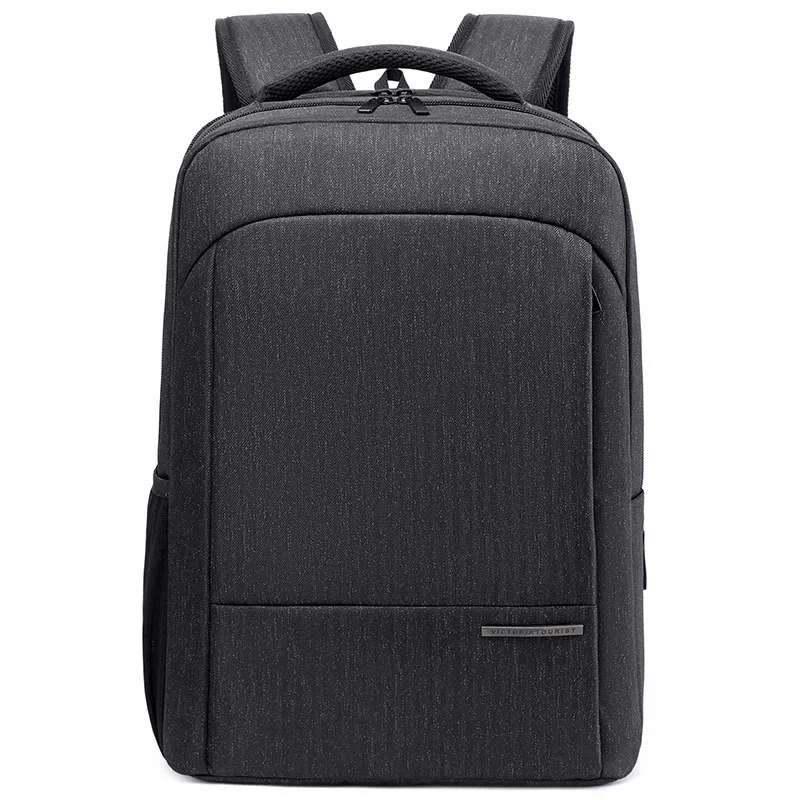 维多利亚旅行者 大容量 电脑包双肩包 牛津布 男女情侣款 石墨黑