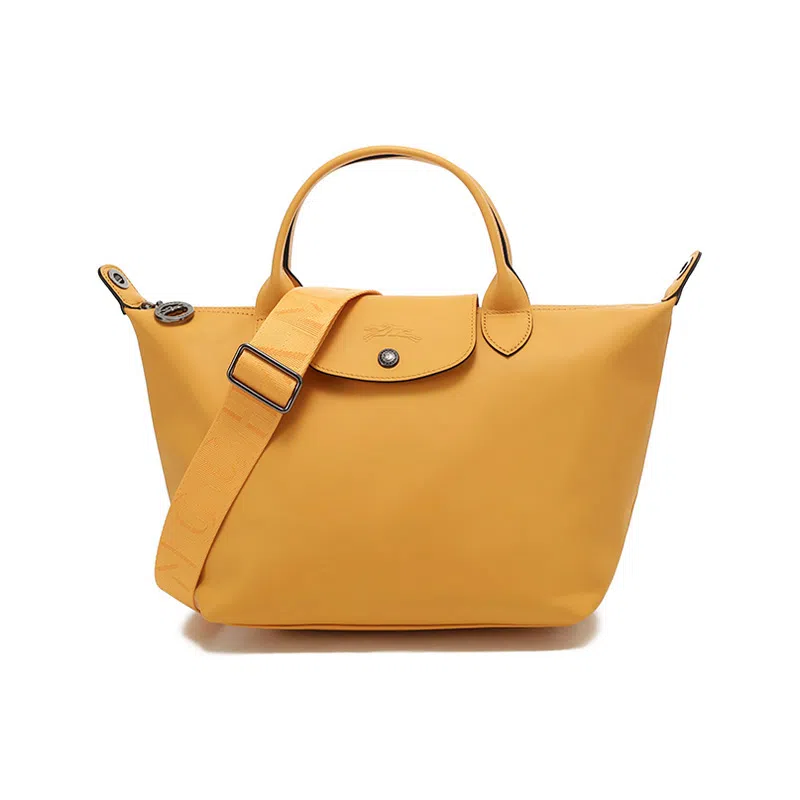 Longchamp Small Short Handle Bag Almond Yellow