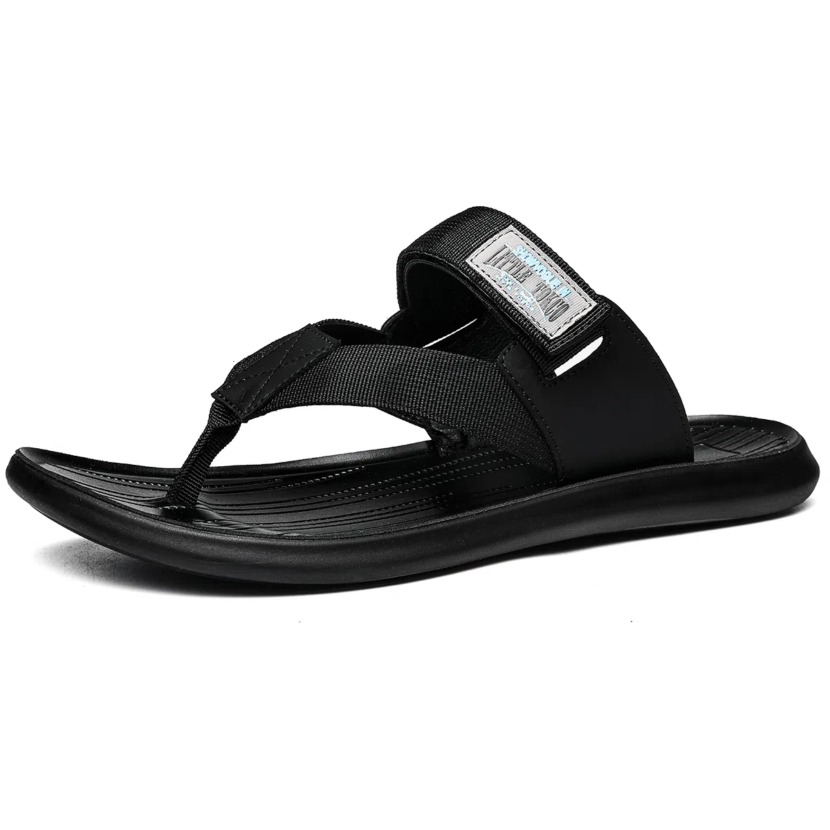 正泰 简约时尚个性外穿舒适人字拖鞋 男款