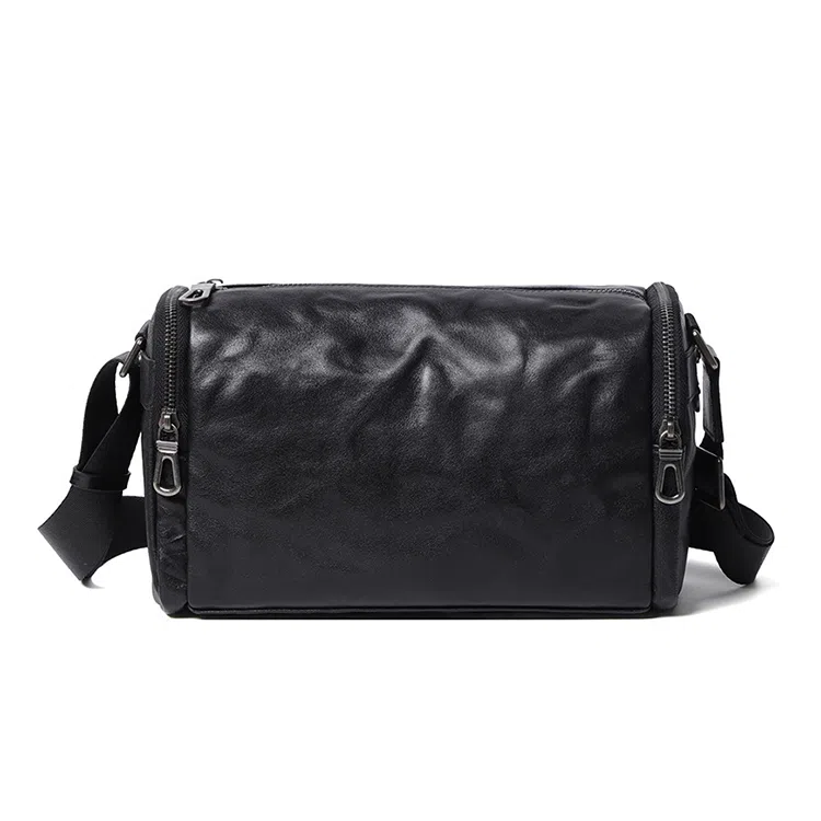 DOSRFINI Round Leather Bag 2024