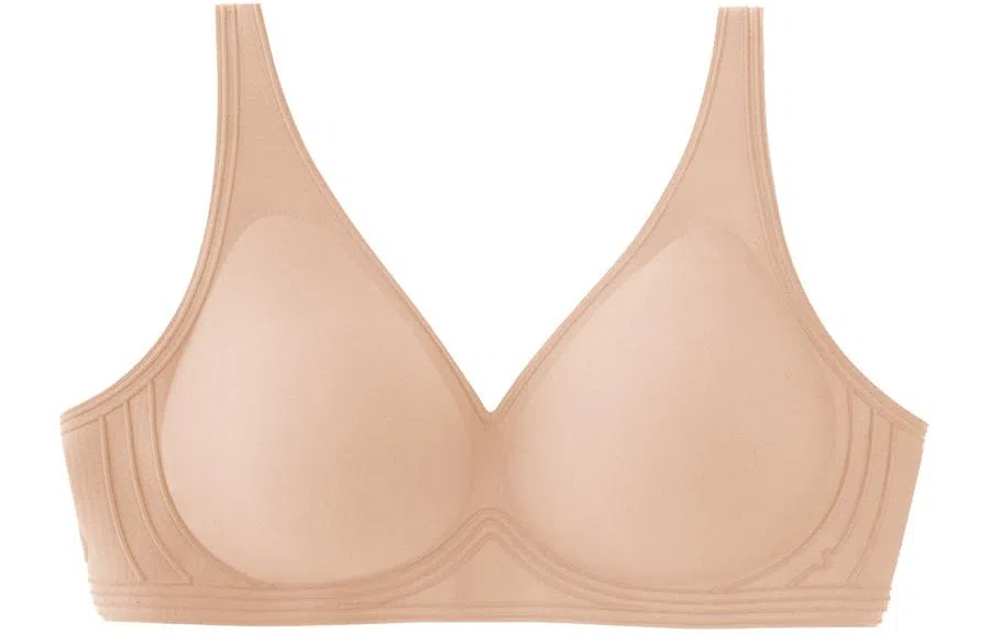 素肌良品 无钢圈聚拢无痕文胸 女款