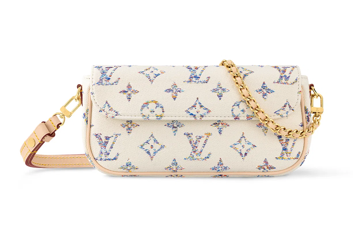 Louis Vuitton IVY Nautical Tote Bag Gray White