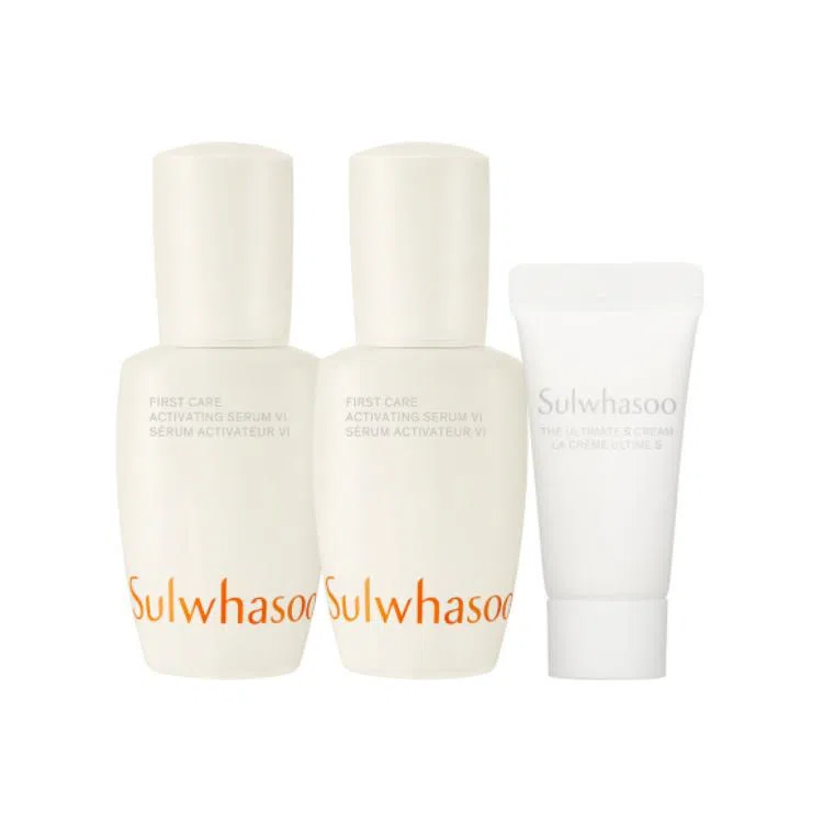 雪花秀 肌底精华液菁典臻秀面霜 护肤套装 保湿