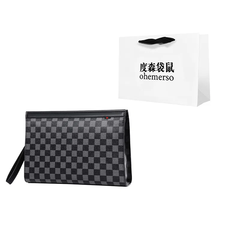 Dusen Kangaroo Clutch Black/Brown