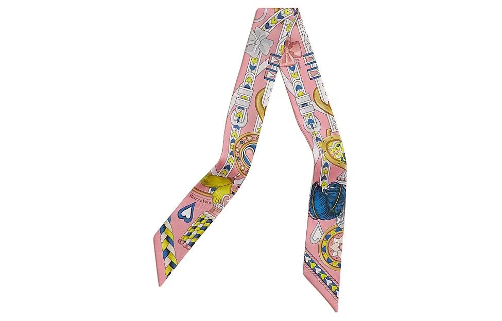 Hermes Scarf Pink