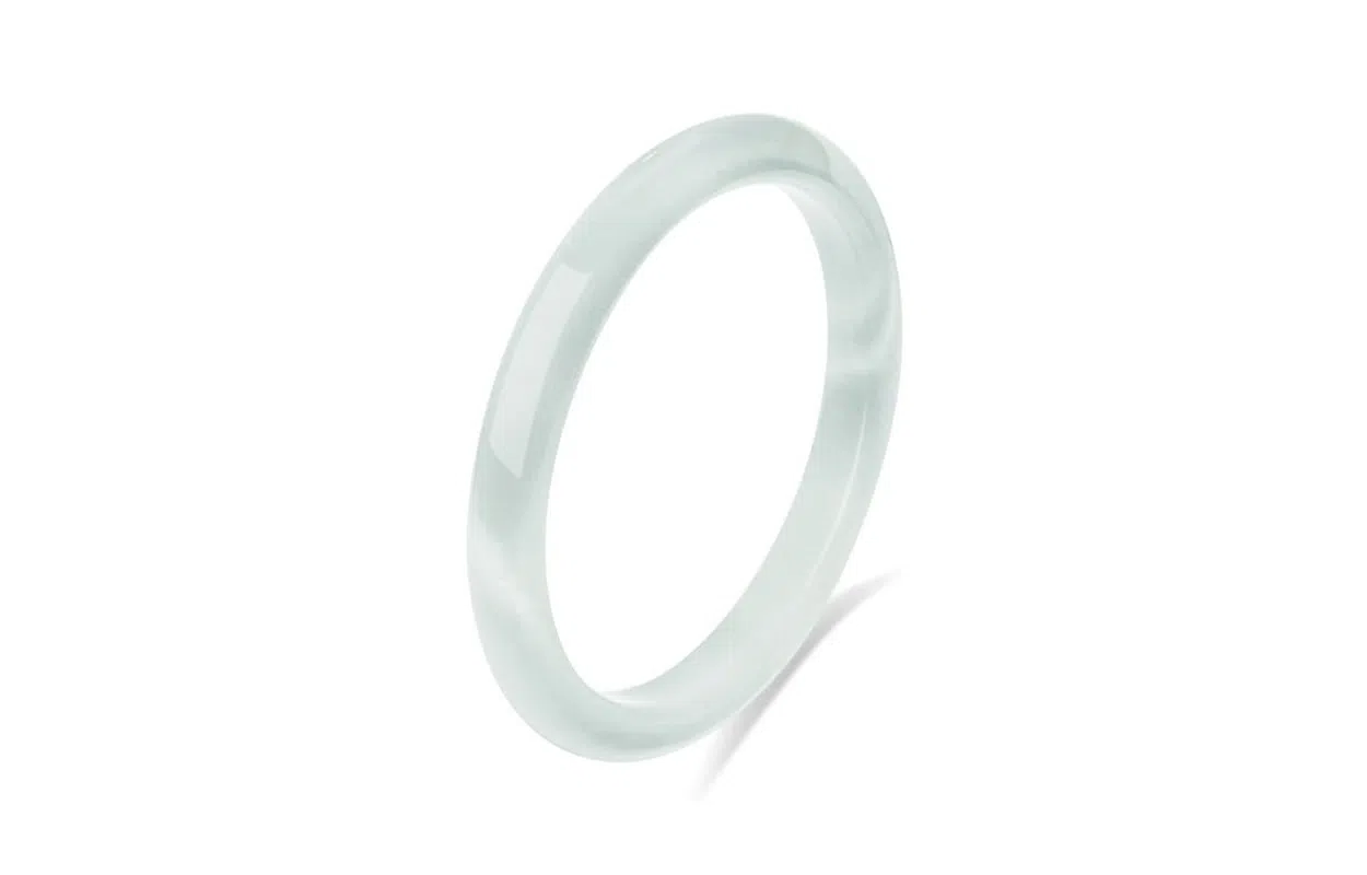 百利金 水墨丹青 国潮新中式复古精致轻奢时尚小众设计 猫眼石 玉石手镯 男女同款情侣款