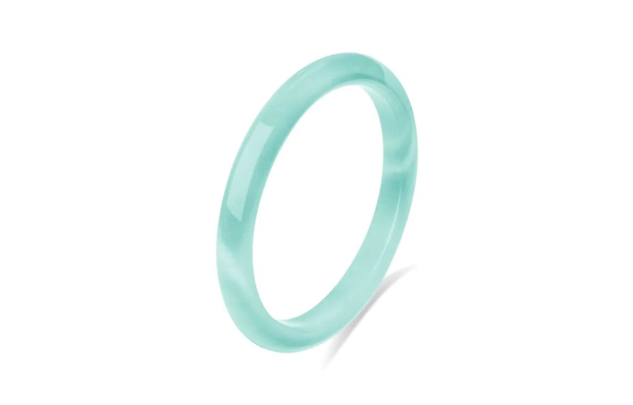 百利金 水墨丹青 国潮新中式复古精致轻奢时尚小众设计 猫眼石 玉石手镯 男女同款情侣款