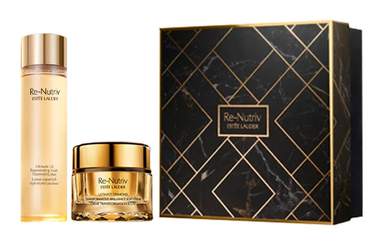 雅诗兰黛 高奢白金水霜 护肤套装 紧致保湿滋润 两件套