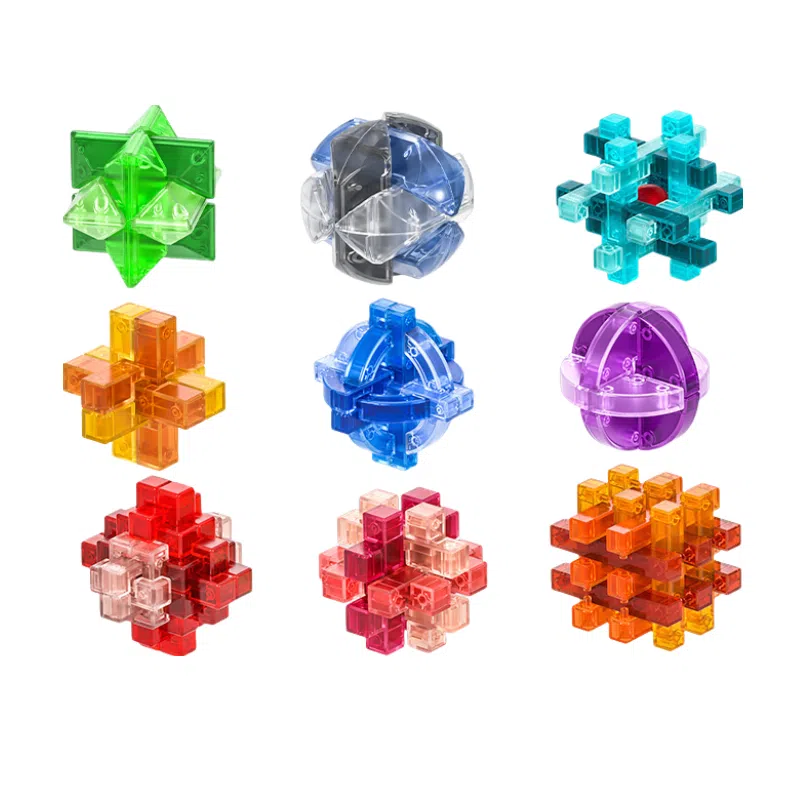 奇艺 鲁班锁 孔明锁 益智玩具