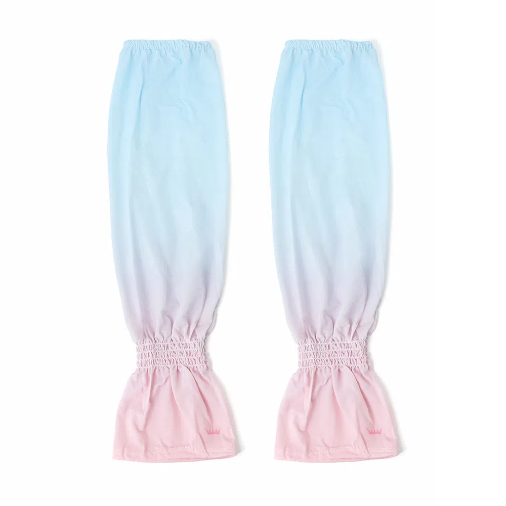 白卷 夏季户外遮阳宽松防滑渐变灯笼 防晒袖 女款