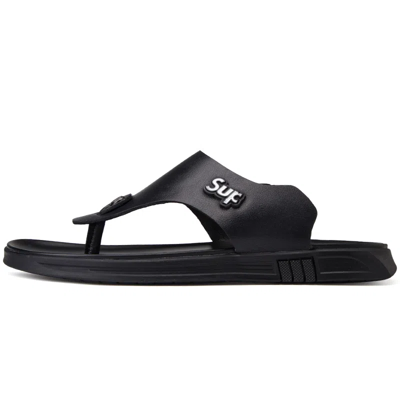 季公羊 透气简约时尚舒适百搭 人字拖鞋 男款