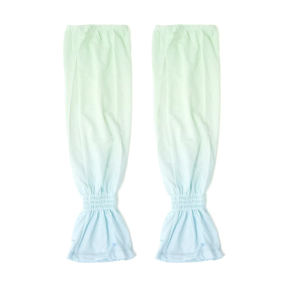 白卷 夏季户外遮阳宽松防滑渐变灯笼 防晒袖 女款