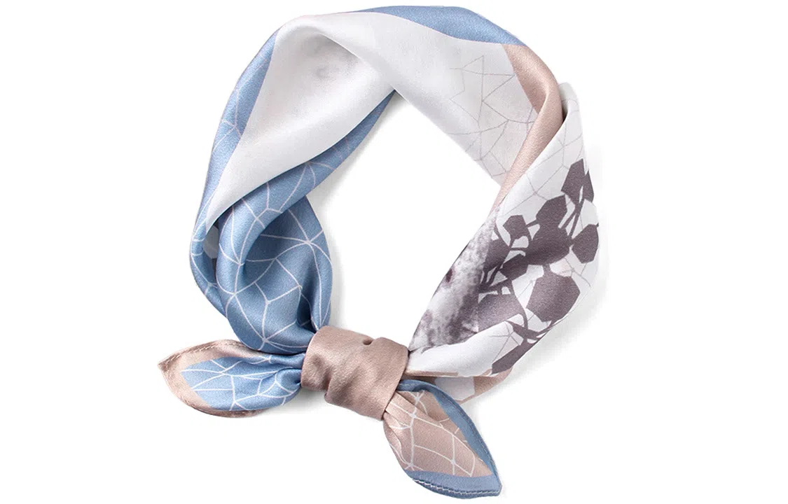 优幽兰 设计感小方巾搭配衬衫通勤高级感多功能气质穿搭四季通用 丝巾 女款