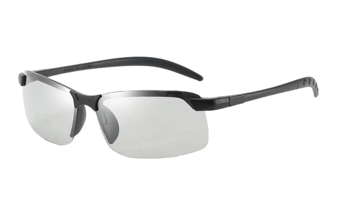 优幽兰 众帅气高级感显脸小个性偏光墨镜复古街拍男防晒防紫外线偏光眼镜气质休闲钓鱼时尚穿搭 金属 方形 太阳镜 男款