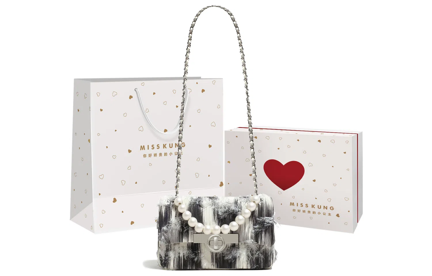 Miss Kung Shoulder Bag Grey