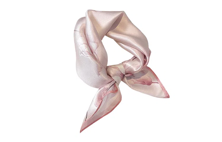 纳兰杜 气质优雅减龄百搭款时尚设计感包包绑带多功能配饰小方巾礼盒装 蚕丝 丝巾 女款 绿色