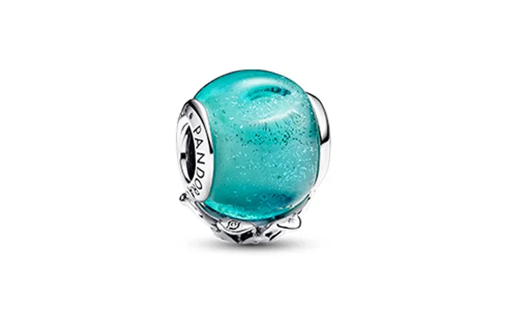 Pandora Floral Pendant Blue