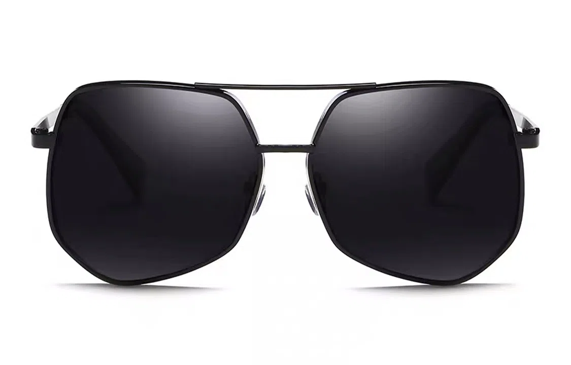 优幽兰 休闲小众个性大脸显小墨镜街拍旅游氛围感韩版时尚素颜圆脸气质潮流防晒开车穿搭 方形 太阳镜 男女同款情侣款