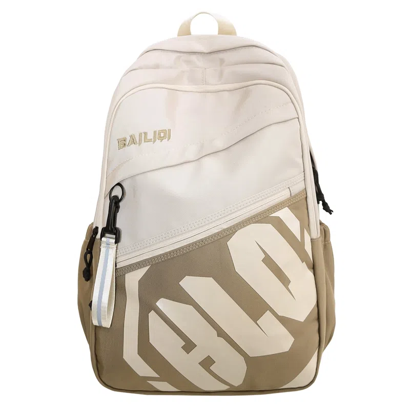 醇龙 潮流美式复古大学生休闲百搭大容量简约 尼龙 双肩包 常规 男女同款情侣款 多色