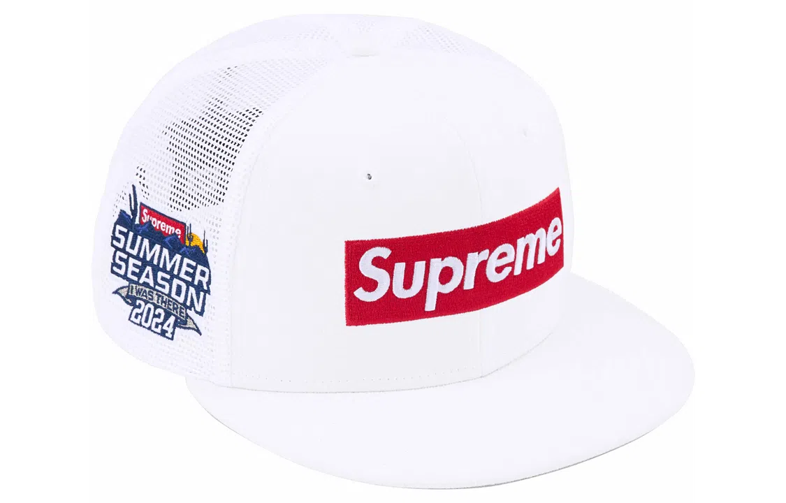 Supreme SS24 WEEK 8 BOX LOGO MESH BACK NEW ERA -