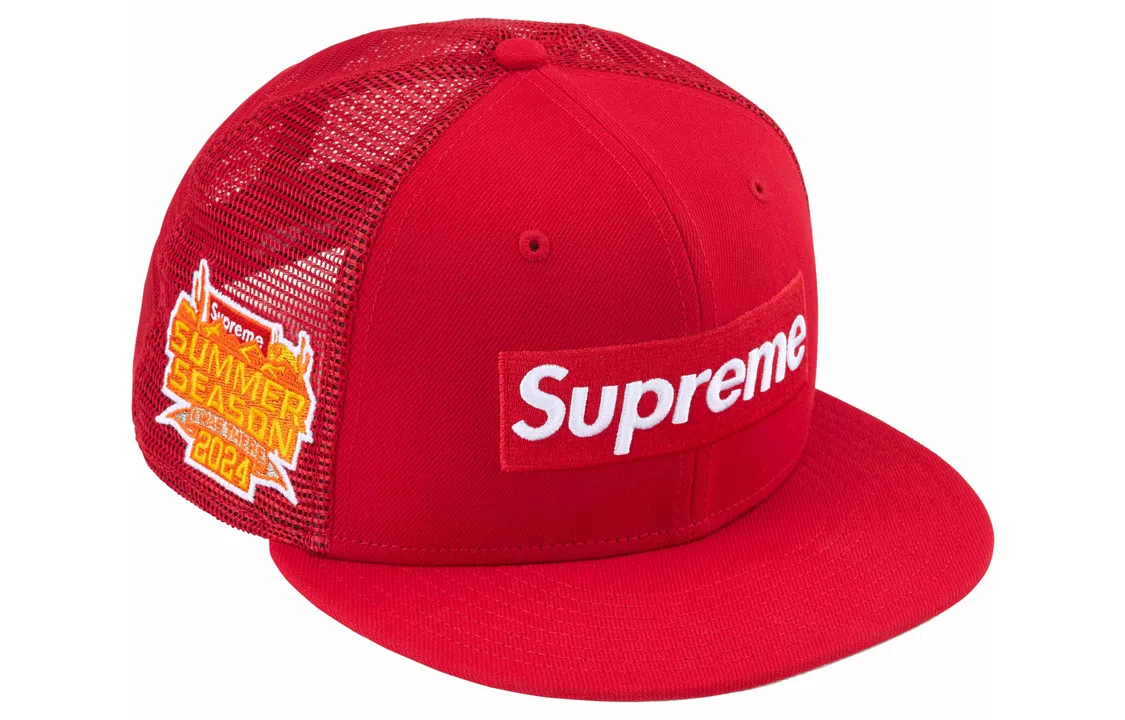 Supreme SS24 WEEK 8 BOX LOGO MESH BACK NEW ERA -