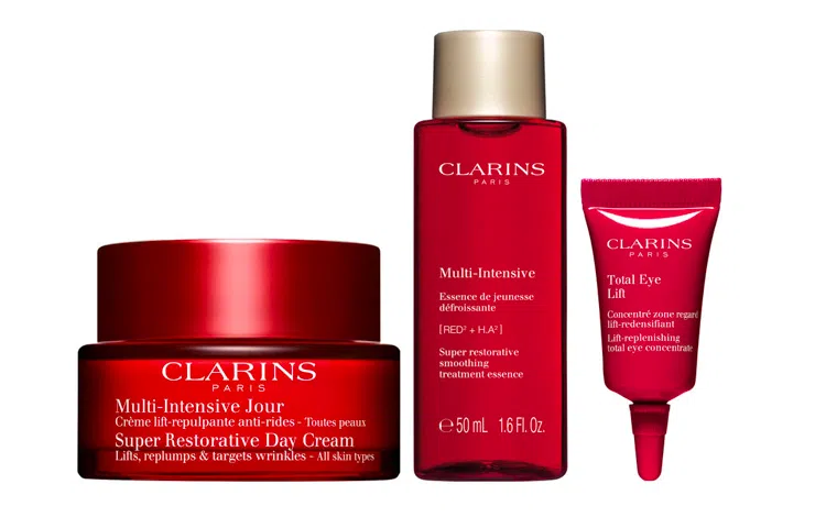 娇韵诗 活龄抚纹日霜护肤套装 淡纹舒缓