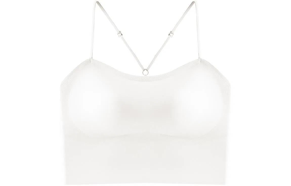 二三二三 纯色无钢圈聚拢简约舒适吊带 女款